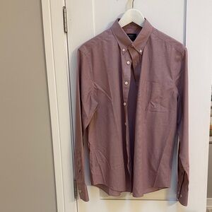 UNTUCKit Men's Light Red Casual Button-Down Shirt